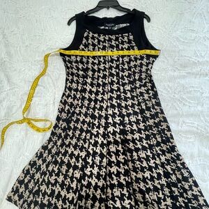 Perceptions New York, size L, black and white dress
